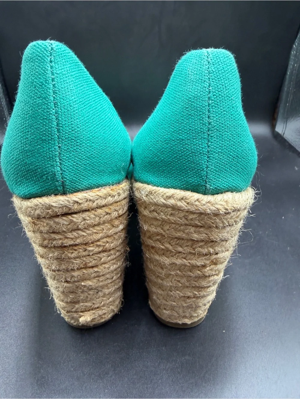 Merona Teal Women’s Espadrille Wedge Pumps
